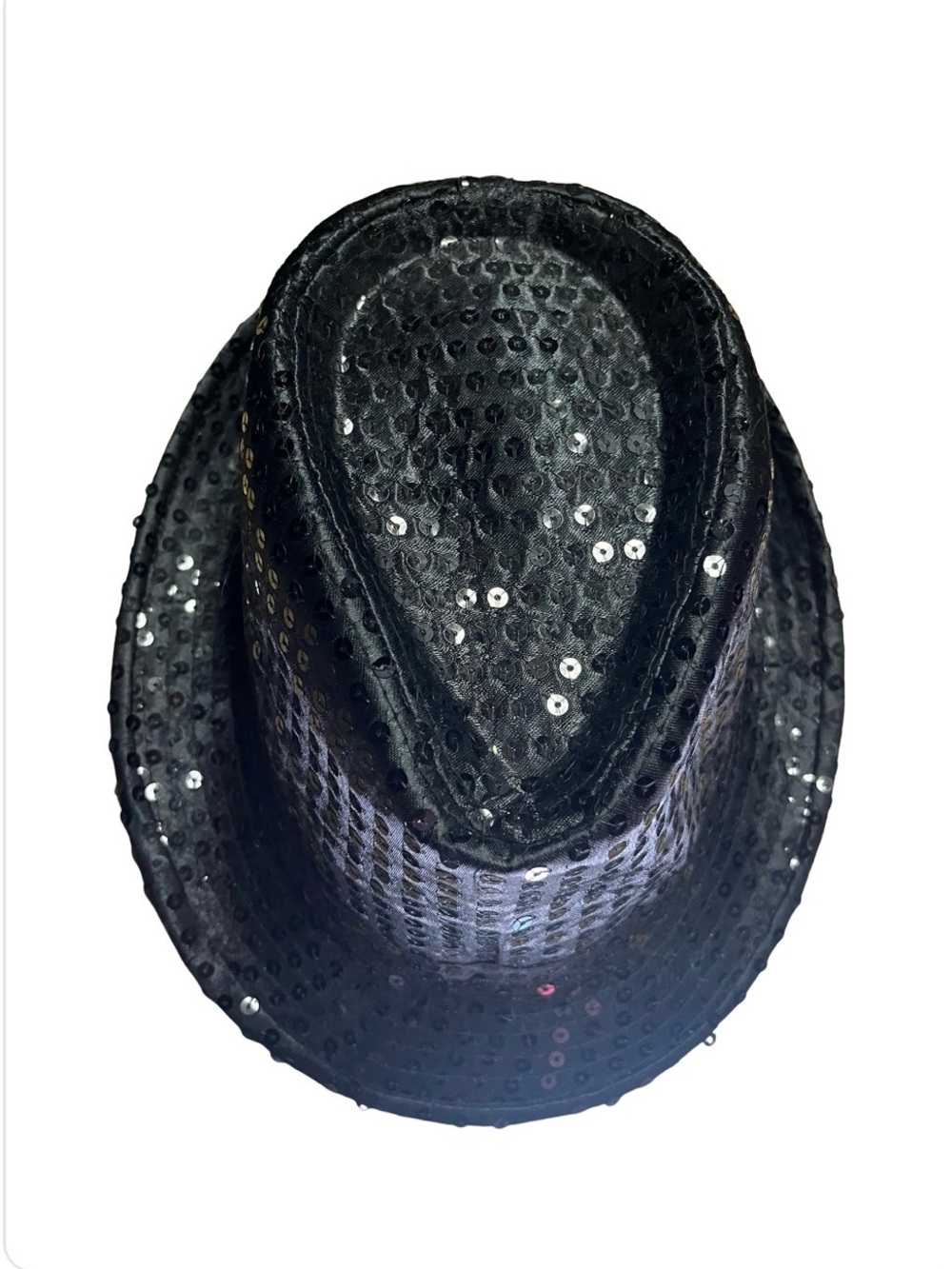Black Sequin Kids’ Fedora Hat